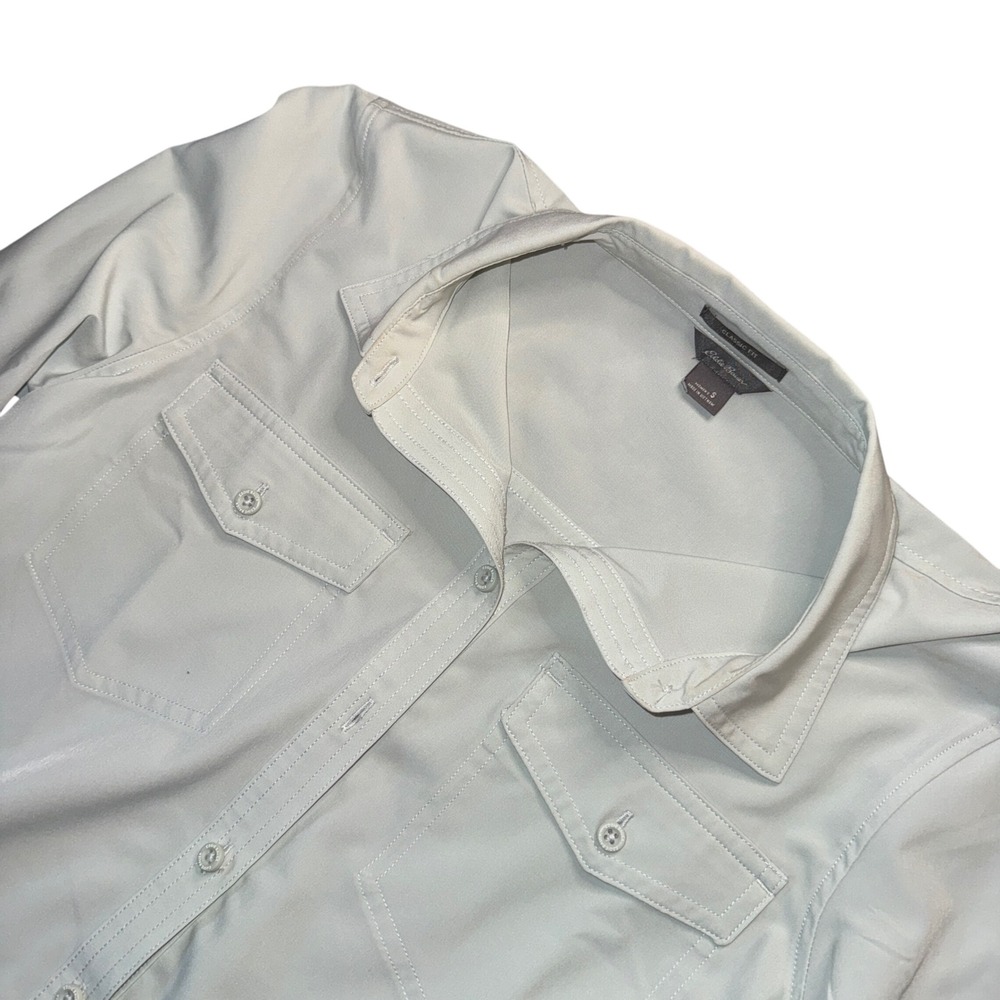 Eddie Bauer Women's Classic Fit Long‎ Sleeve Button Up Shirt Size S